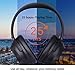 Active Noise Cancelling Headphones, Letscom Bluetooth Headphones with Mic Deep Bass Wireless Headphones Over Ear, 25H Playtime, Soft Protein Earpads for Travel Work TV PC Cellphone – Blackthumb 4