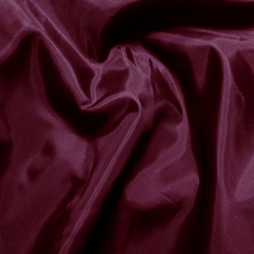 Solid Burgundy Acetate Lining Fabric Soft 44" Width - Fabric by the Yard