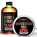 Beard Oil and Beard Balm Kit for Mustache and Beard Care - Tame, Condition and Moisturize with this Premium Grooming Set by Pure Body Naturals, Oil (2 oz.) & Balm