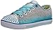 Skechers Kids Twinkle Toes-Sweet Surprise Light-Up Sneaker,Gray/Turquoise,1 M US Little Kid