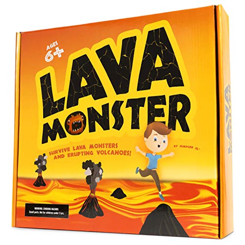 JumpOff Jo - Lava Monster – Engaging Kids Game, Indoor & Outdoor Fun for Family, Stimulating Physical & Educational Play, Perfect for Ages 6 and Up, Backyard & Classroom Floor Lava Game