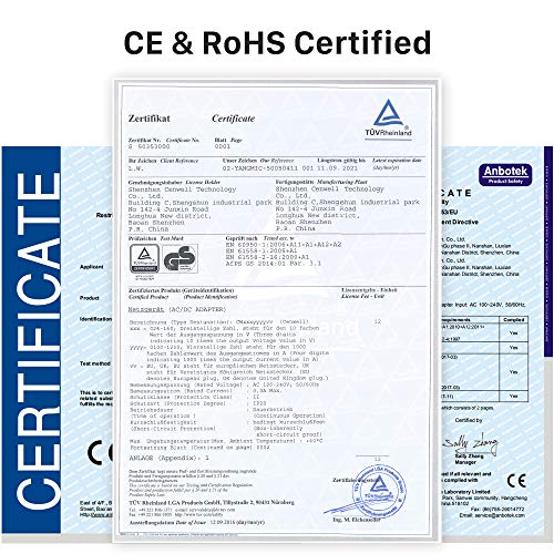 Govee Striscia LED, 5m RGB con 44 Tasti Telecomando IR, 20 Colori 6 Modalità, Luci Colorate per Decorazioni, Cucina, Bar, Festa, 12V, 1.5A