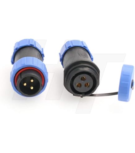 Câble Aviation 14 AWG Connecteur Aviation SP21 7 Broches IP68 - Prise Étanche Anti-Poussière Pour Éclairage Extérieur, 500V 15A Connecteur Sp21