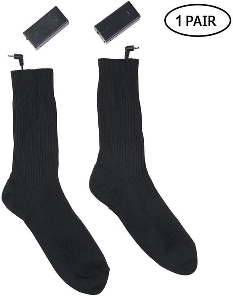 Electric Battery Heated Socks for Women Men-Winter USB Rechargeable Thermal Heat Socks Kit, Electric Heated Sports Outdoor Ski Bike Motorcycle Warm Socks Foot Warmer, Best gift for Family