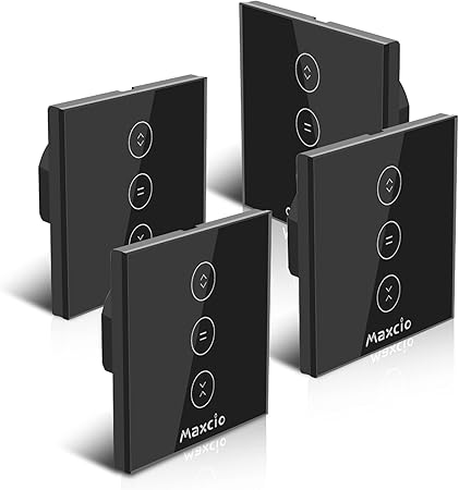 Maxcio Wlan Rolladenschalter Rolladen Zeitschaltuhr Kompatibel mit Alexa Google Home Smart home Schalter fr Markise Jalousie Vorhang Sonnenaufgang und Sonnenuntergang Funktion