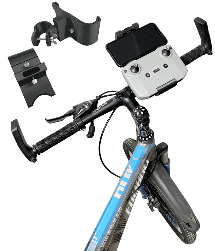 LINGHUANG Remote Controller Phone Tablet Holder Support on Bicycle for DJI Air 2S / Mavic Air 2 / Mini 2 Drone