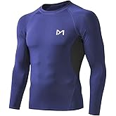 MEETYOO Mens Men's Compression Shirt Long Sleeve Athletic Workout Shirt