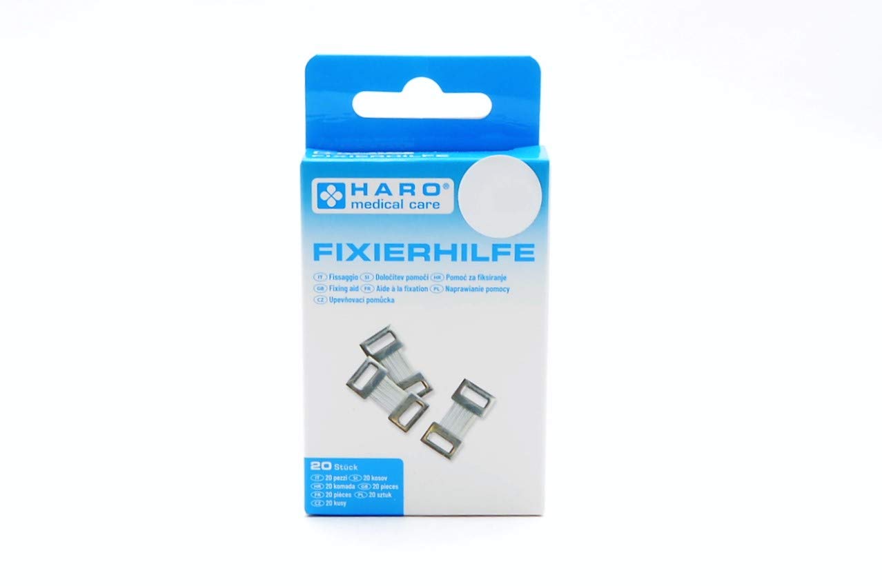 Trimz Bandage Clips - White/Metal 20 Pieces