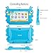 7 Inch Kids Tablet PC Quad Core 1024600 IPS Eye Protect Display 1GB RAM 16GB Storage Bluetooth WiFi Dual Camera with Kids Educational Software Parental Control (Blue)