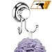 MaxHold Suction Cup Double Robe Hooks - Vaccum System - Stainless Steel Never Rust - for Bathroom and Kitchen Storage