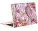 Sykiila for MacBook 12 inch Case 4 in 1 Hard Shell Case & Sleeve & Keyboard Cover & HD Screen Protector for Model A1534 with Retina Display - Pink Marble