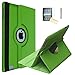 iPad 2 Case, iPad 3 Case, iPad 4 Case, JYtrend (R) Rotating Stand Smart Case Cover Magnetic Auto Wake Up/Sleep for iPad 2/3/4 A1395 A1396 A1397 A1403 A1416 A1430 A1458 A1459 &nbsp;A1460 (Green) primary