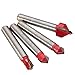 Pink Lizard 4pcs 1/4 Inch Shank Router Bit CNC Engraving V Groove Cutter