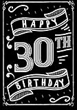 Happy 30th Birthday: Keepsake Journal Notebook Space For Best Wishes, Messages & Doodling by Dartan Creations, Amy Clayton