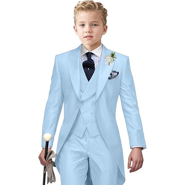YZHEN Men's Piece Tailcoat Tuxedo One Button Wedding Prom Suit