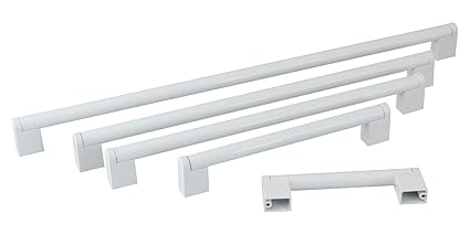 Kitchen Cupboard Cabinet Boss Bar Door Handle White 128mm Amazon