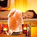 Natural Himalayan Ionic Crystal Salt Lamps. Clear The Air, Lift Your Mood. Hand Carved Rock Products W/ Soft Amber Color. Sit Lamp on Wooden Base & Adjust Dimmer Switch For Purifying Romantic Light
