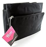 Periea Handbag Organizer Extra Large 9 Pockets Large - Black - Tera