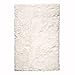 Faux Sheepskin Area Rug, 3'X5', White