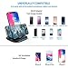 Fast Wireless Charger, Qi Certified Wireless Fast Charger Charging Stand Pad Foldable for Samsung Galaxy S9 S9+ S8 S8 Plus Note 8/5 S7/S7 Edge,Qi iPhone Wireless Charger Compatible X 8 8 Plus