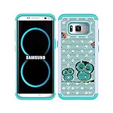 S8 Plus Case, S8+ Case, MagicSky [Shock Absorption] Studded Rhinestone Bling Hybrid Dual Layer Armor Defender Protective Case Cover For Samsung Galaxy S8 Plus / S8+ (Owl)