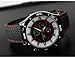 GT Racer Sport Watch Military Pilot Aviator Army Style Black Silicone Red Men Watches