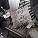 oFloral Marble Throw Pillow Covers Rose Gold Rock Stone Surface Natural Marble Slab Decorative Square Pillow Case 18