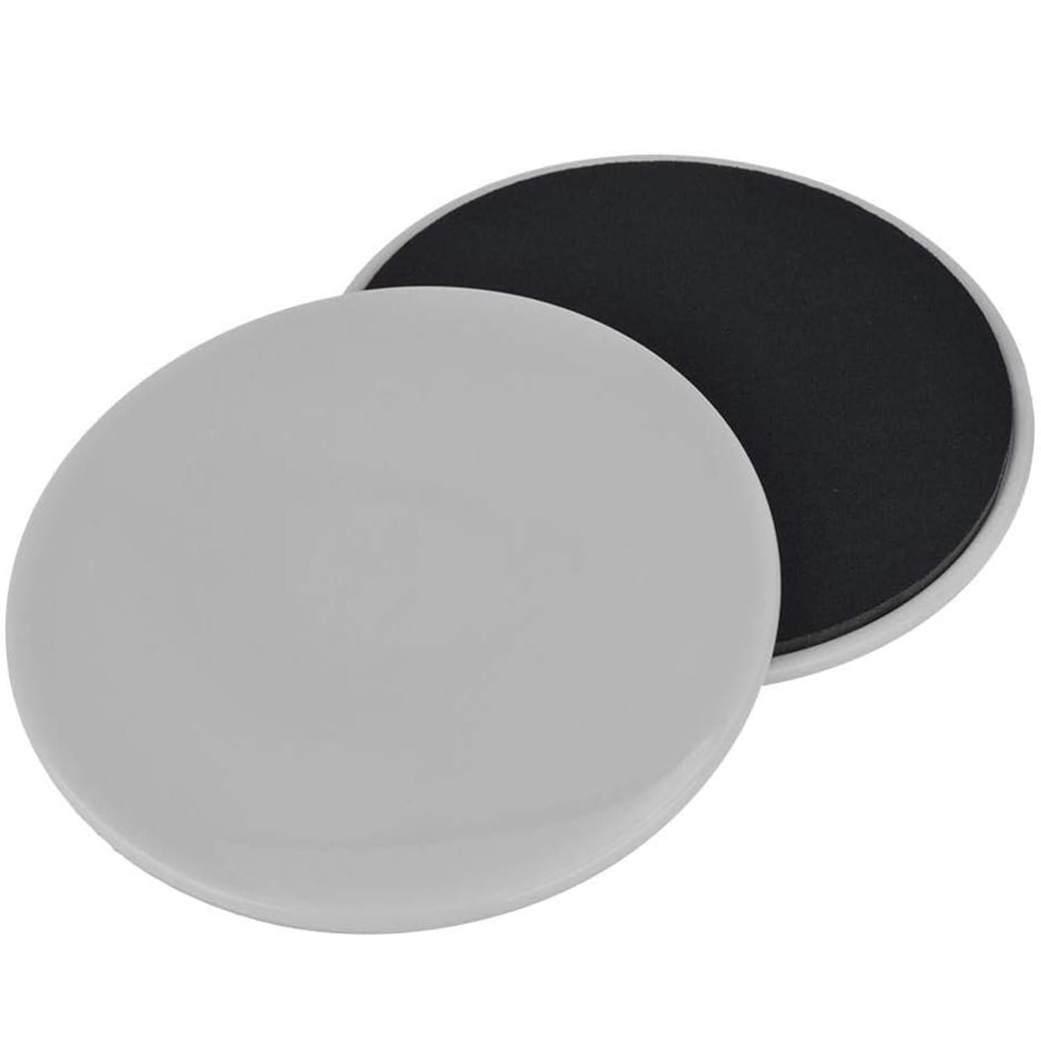BOBOZHONG Exercise Slider,Core Sliders Double Sided Gliding Discs Sliding Discs Gym Home Fitness Equipment for Use on Carpet Hardwood Floors(Grey)