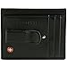 Alpine Swiss Men's Leather Money Clip Front Pocket Wallet