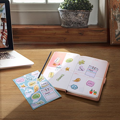 Gimars Handwriting Happy Planner Stickers and Decorative Sticker Collection for Kids DIY Crafts, Scrapbooking, Calendars, Arts, Album, Bullet Journals-12 Sticker Sheets Per Pack - Thumbnail 4