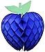 3-Piece 7 Inch Apple Decoration, Red Blue Yellow