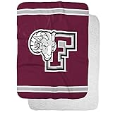 Fordham University Primary Logo Stripes Sherpa