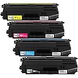 Brother TN336 Toner Cartridge - Black/Cyan/Magenta/Yellow (Pack of 4)
