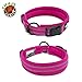 Chai’s Choice Best Padded Comfort Cushion Dog Collar for Small, Medium, and Large Dogs and Pets. Perfect Match Front Range Harness Leash. (Large, Fuchsia)thumb 2