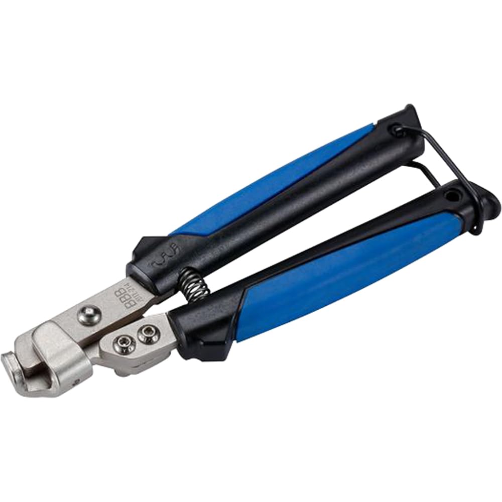 BBB Cycling Universal Spoke Plier Bike Tool for Spokes I Ergonomic Bike Tool Compatible with Round and Flat Spokes SpokeHold BTL-214, Black