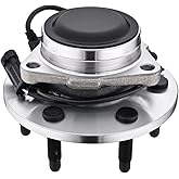 2WD Wheel Bearing Hub Front Wheel Hub and Bearing Assembly Fit for Chevy Tahoe Silverado 1500 Suburban Avalanche Express, for GMC Yukon XL 1500 Sierra Savana, for Cadillac Escalade 6 Lug w/ABS 515054