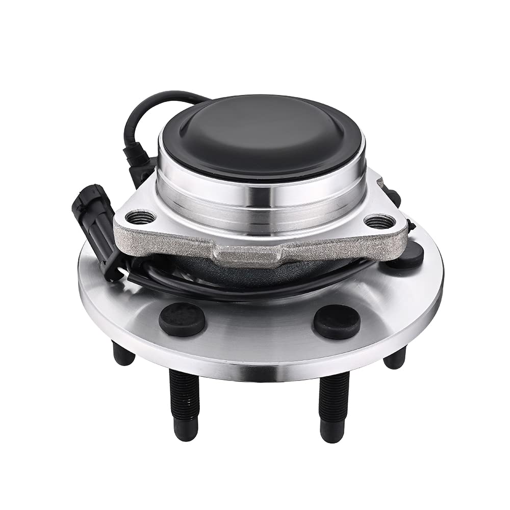 Photo 1 of 2WD Wheel Bearing Hub Front Wheel Hub and Bearing Assembly Fit for Chevy Tahoe Silverado 1500 Suburban Avalanche Express, GMC Yukon XL 1500 Sierra Savana, Cadillac Escalade 6 Lug w/ABS 515054 (1)