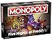 USAOPOLY Monopoly Five Nights at Freddy's Board Game | Based on Five Nights at Freddy's Video Game | Officially Licensed Five Nights at Freddy's Merchandise | Themed Classic Monopoly Game