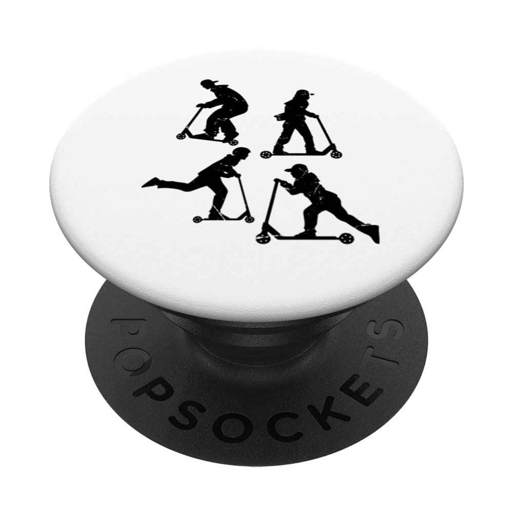 Scooter Tricks Stunt Scooter Stunts Boys Kids Scooter PopSockets Swappable PopGrip
