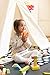 4 Piece Tegu Magnetic Wooden Block Cube Set, Tints