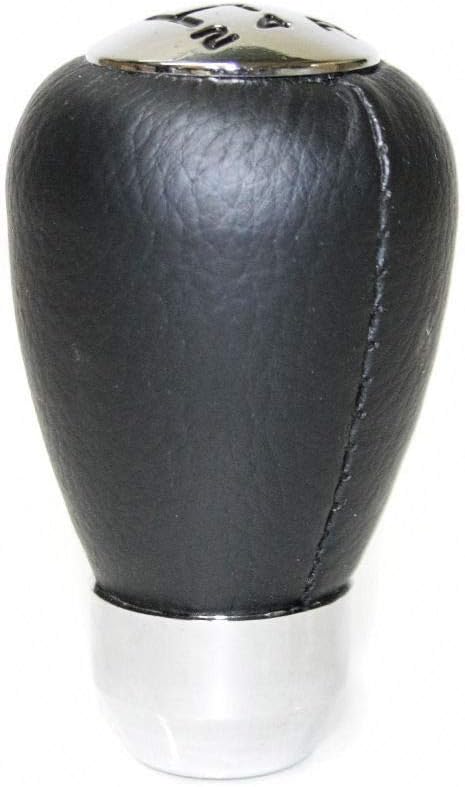 CarJoy Universal Gear Shift Knob Leather Stick Shifter Lever 5 Speed Manual Black - Image 4