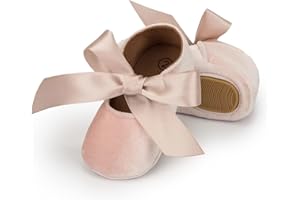 Infant Baby Girls White Dress Shoes Newborn Bowknot Soft Sole Mary Jane Moccasins Baptism Christening Crib Shoes Wedding Prin