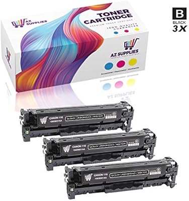 Amazon Com Az Supplies 3 Pack Toner 40 More Print Yield Compatible With Canon 116 Black For Canon I Sensys Lbp5050n Mf8030cn Mf8050cn Mf8080cw Hp Color Laserjet Cm1312nfi Mfp Cp1215 Cp1518ni Cp1515n Office Products