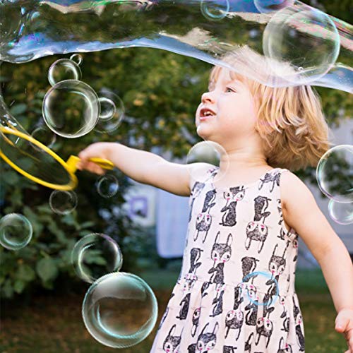 B bangcool Bubble Wands Set - Big Bubbles Wand Funny Bubbles Maker, Nice for Outdoor Playtime & Birthday Party & Games, Suitable for All Age People (15 PCS)