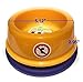 4UtoShop DYL No Ant Pet Bowl SizeM/L (8oz/24Oz) Plastic with Non-Skid Rubber and Unique Design Moat Suitable for Puppy Small Sized Dogs and Cats (M, Yellow)