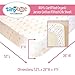 My Tiny Tot Baby Crib Sheets Boy or Girl (2 Pack) – Organic Cotton Fitted Crib Sheet Set for Baby Crib Mattress – Extra Soft, Premium Baby Nursery Bedding – Pink