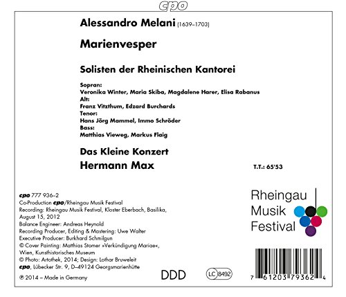 Alessandro Melani: Marienvesper