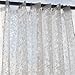 Eforcurtain Standard 72x72 inch Cobblestone Plastic Shower Curtain Liner with 3 Magnets EVA Semi-Transparent Bath Curtain Waterproof and Durable Vinyl Shower Liners