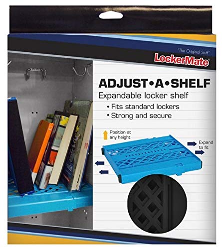 LockerMate (TM) Adjustable Locker Shelf, Black