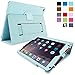 Snugg iPad 9.7 (2018/2017) & iPad Air Case, Baby Blue Leather Smart Case Cover Apple iPad Air and New iPad 2017 9.7